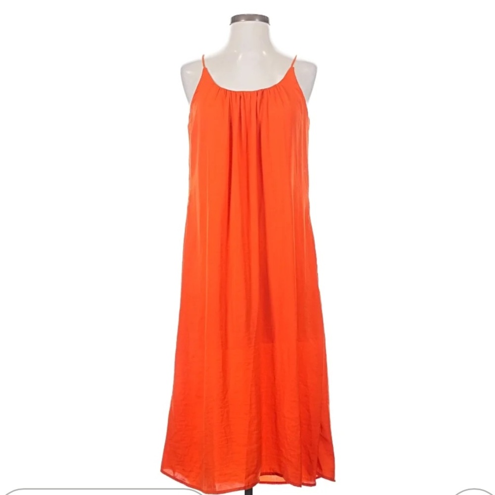 H&M Vibrant Orange Maxi Dress